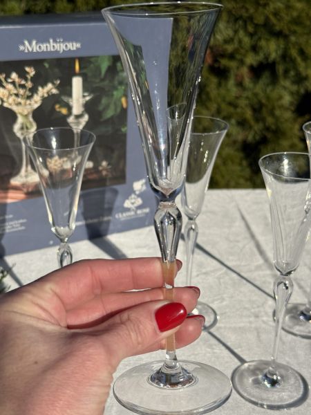 Рюмка на высокой ножке Rosenthal Maitre Капля 60 мл хрусталь Германия