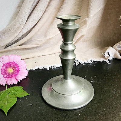 Подсвечник олово для высокой свечи