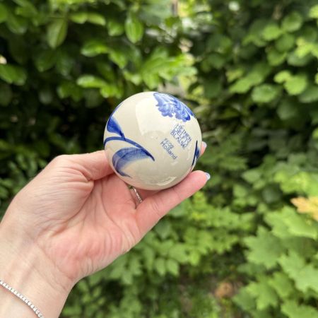 Шар новогодний Delft 7 см Нидерланды фарфор