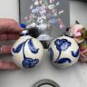 Шар новогодний Delft 7 см Нидерланды фарфор