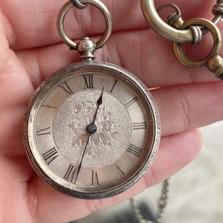 Механические серебряные часы Dimier, Freres & Cie
