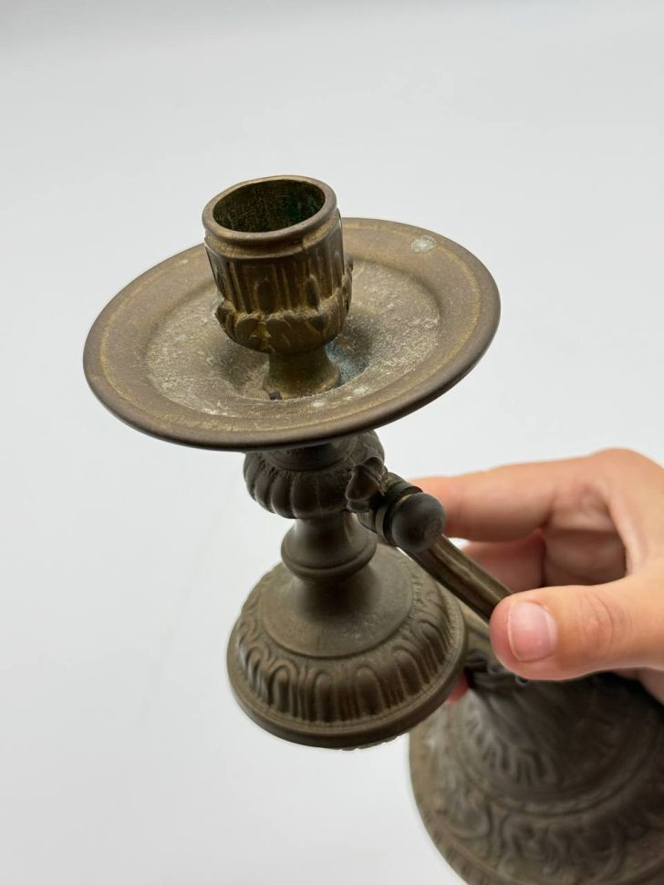 Подсвечник Корабельный маятник 26 см бронза