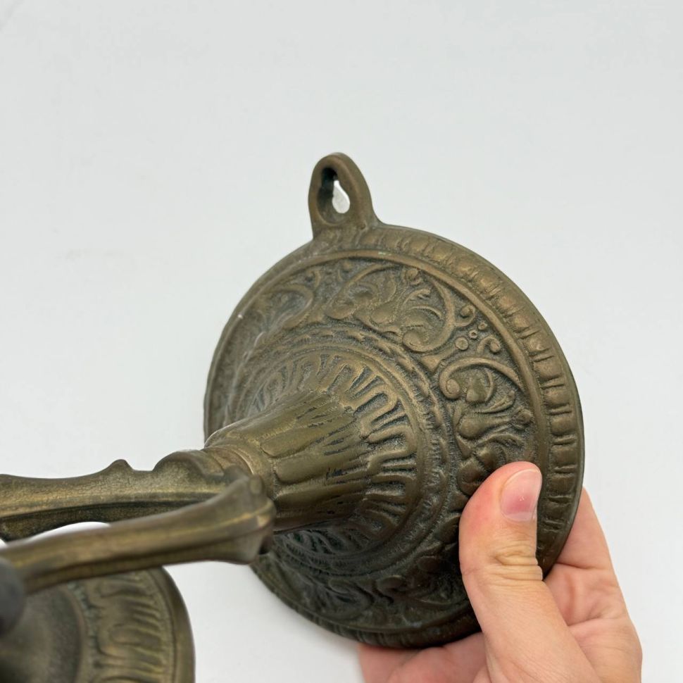 Подсвечник Корабельный маятник 26 см бронза