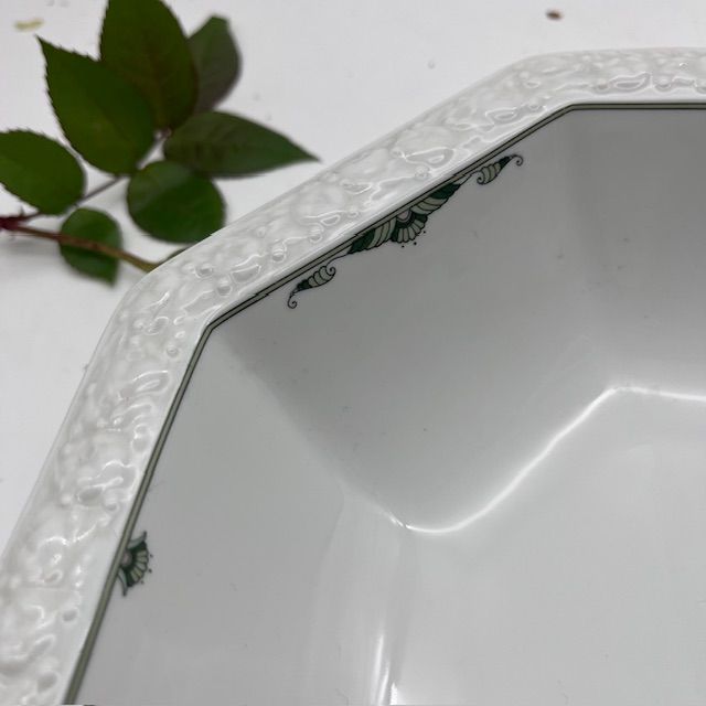 Салатник Rosenthal Maria Classic Rose зеленый орнамент 26 см Германия