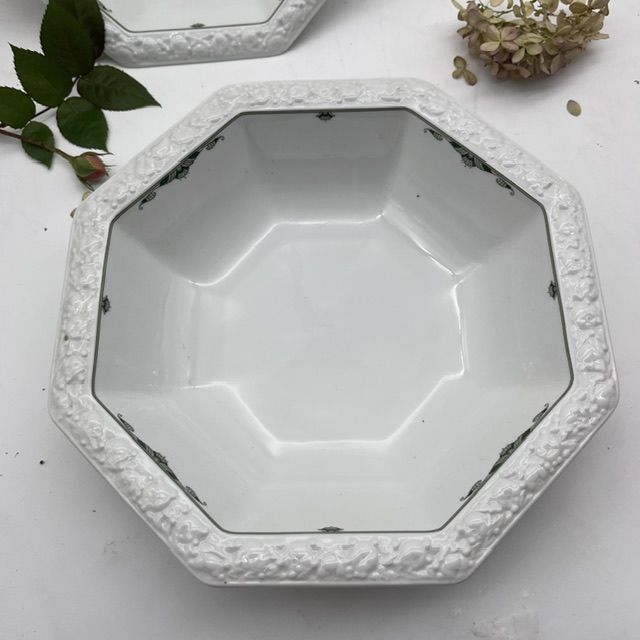 Салатник Rosenthal Maria Classic Rose зеленый орнамент 26 см Германия