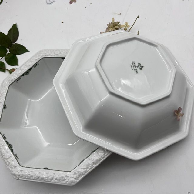 Салатник Rosenthal Maria Classic Rose зеленый орнамент 26 см Германия