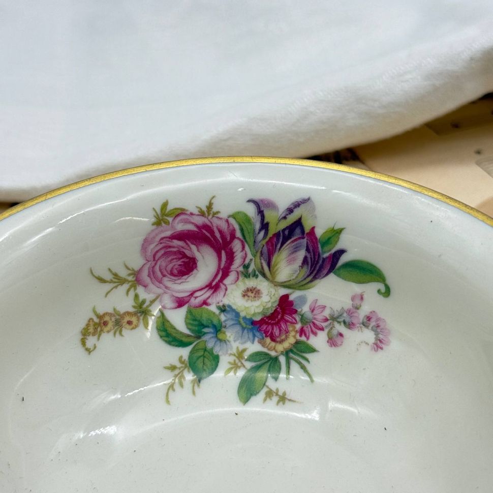 Бульонная пара Rosenthal Sanssouci Elfenbein Diplomat 250 мл Германия 