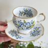 Кофейная пара Elizabethan Незабудки 160 мл Англия 