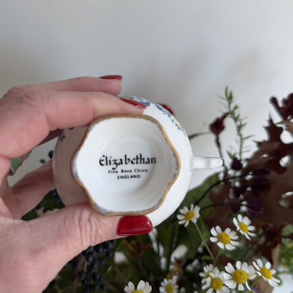 Кофейная пара Elizabethan Незабудки 160 мл Англия 