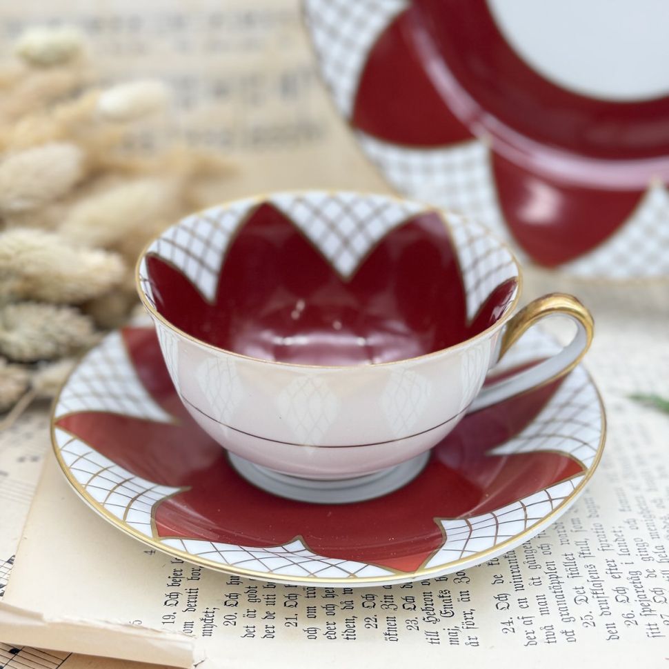 Чайное трио Sonneberg 220 мл фарфор Германия 