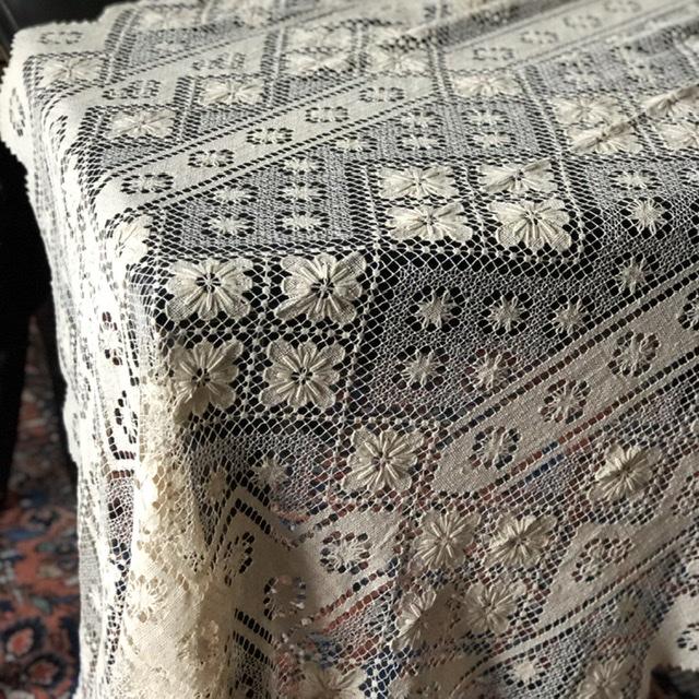 Скатерть кружевная 220х140
