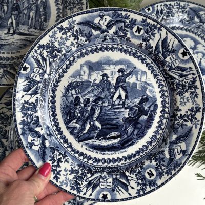 Тарелка говорящая Maastricht Assaut de Saint-Jean- D'Acre 23 см Голландия