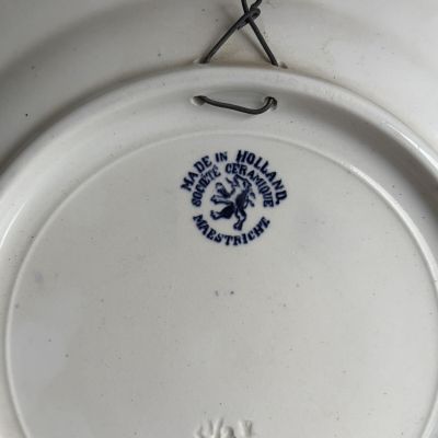 Тарелка говорящая Maastricht Assaut de Saint-Jean- D'Acre 23 см Голландия