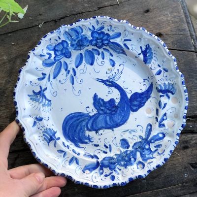 Тарелка 20 см Gverrieri Murano Италия керамика ручная работа