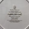 Тарелка Franklin Porcelain Wedgwood Songbirds of the World Magnolia Warbler 1977 г 28 см