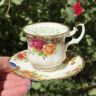 Кофейная пара Royal Albert Old Country Roses юбилейная 150 мл Англия