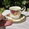 Кофейная пара Royal Albert Old Country Roses юбилейная 150 мл Англия