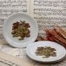 Тарелка Bareuther Виноград и грецкий орех 20 см фарфор Бавария