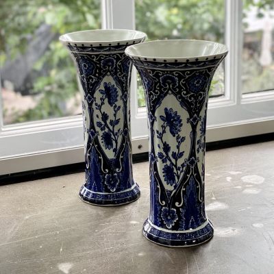 Ваза Delfts by Boch for Royal Sphinx 26 см керамика