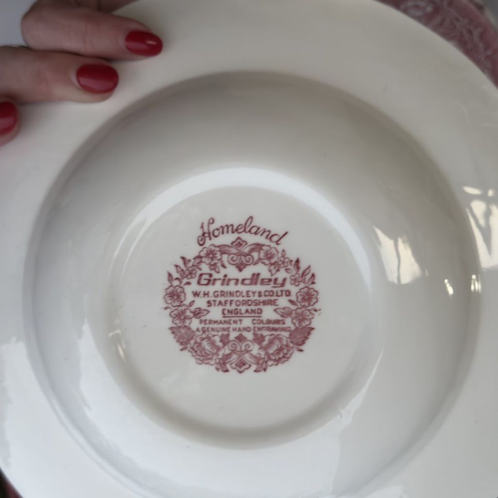 Тарелка Grindley Homeland 26 см Англия 