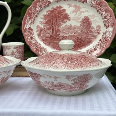 Террин супница J&amp;G Meakin Romantic England 1 л Англия 