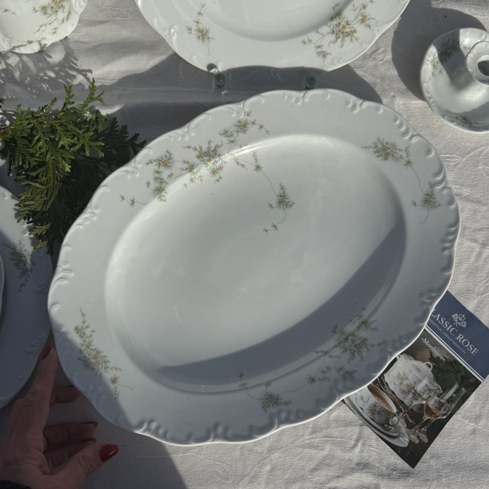 Блюдо Rosenthal Monbijou полевые цветы 32 см Германия  