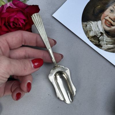 Ложка совок 12 см мельхиор Франция