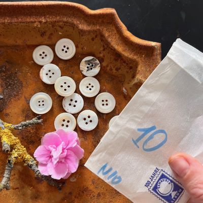 Пуговица 1,5 см набор №10 12 шт.