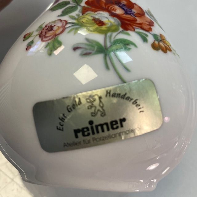 Ваза Reimer Мейсенский букет 13 см фарфор ручная роспись Германия