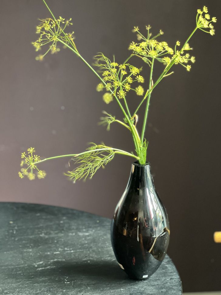 Ваза Kosta Boda марганец 30 см хрусталь Швеция 