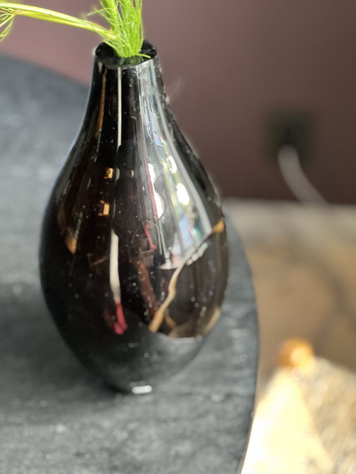 Ваза Kosta Boda марганец 30 см хрусталь Швеция 