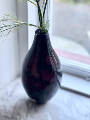 Ваза Kosta Boda марганец 30 см хрусталь Швеция 