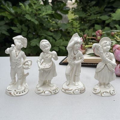 Статуэтка Девочка с цветочным венком 14 см фарфор Goebel Германия 1979