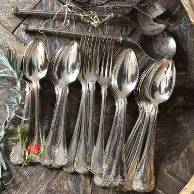 Ложка суповая с вензелями Gotte Швеция