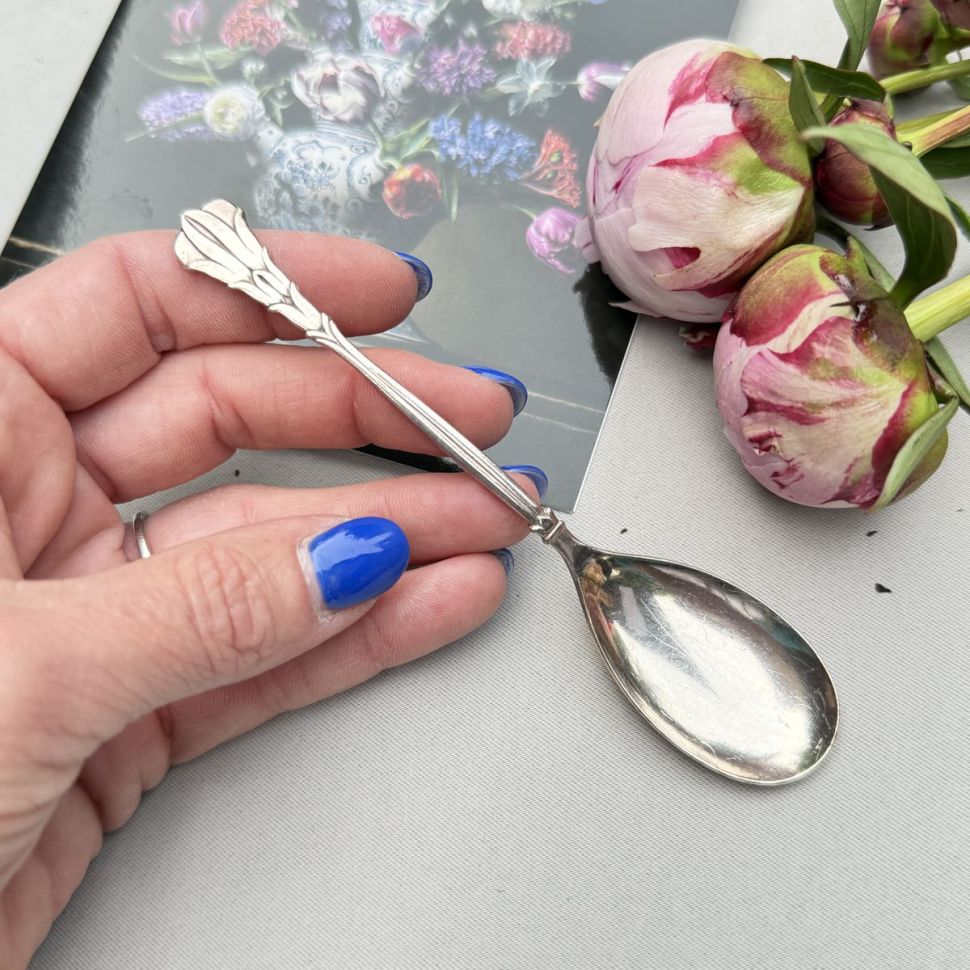 Ложка Кипарис 12 см Gero 90 серебрение 