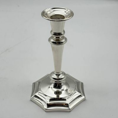 Подсвечник 19 см на одну свечу хромирование