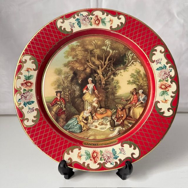 Тарелка 4 сезона Осень 20 см металл Франция