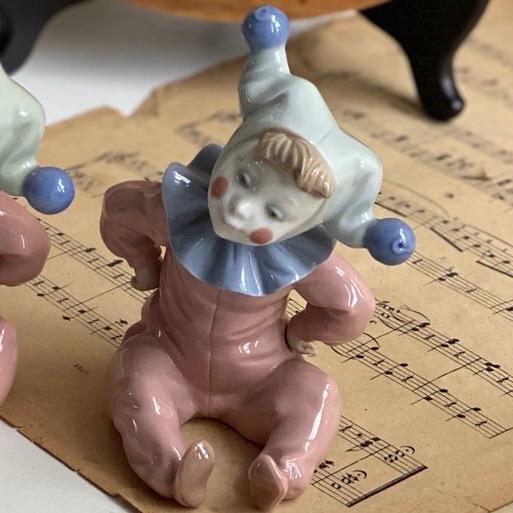 Cтатуэтка Клоун в голубой шапочке 12 см NAO by Lladro, Испания