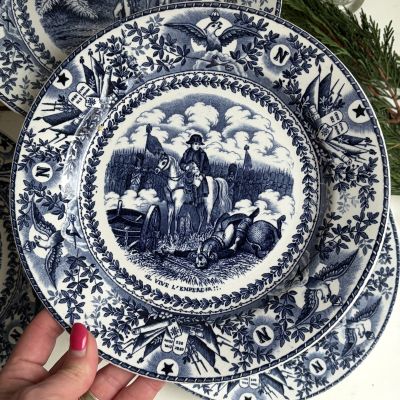 Тарелка говорящая Maastricht Vive l'Empereur 23 см Голландия