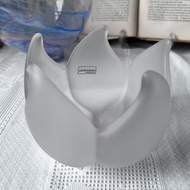 Подсвечник Leonardo Цветок 13 см хрусталь Германия