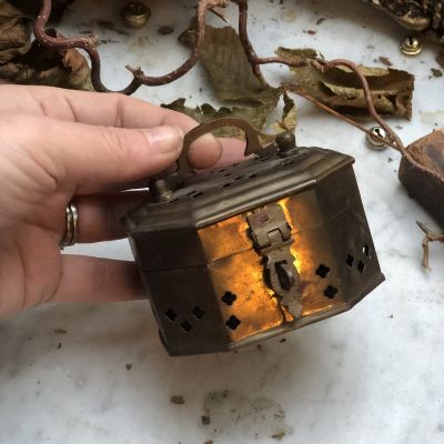 Шкатулка для благовоний латунь