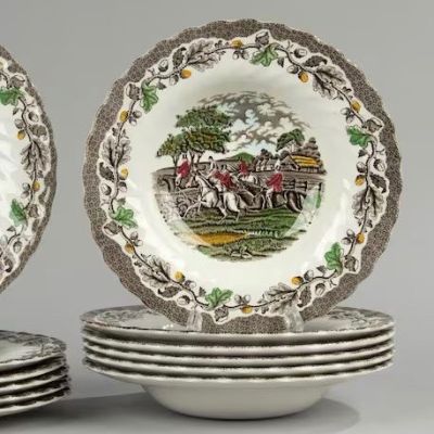 Тарелка глубокая Myotts Country Life 23 см Англия