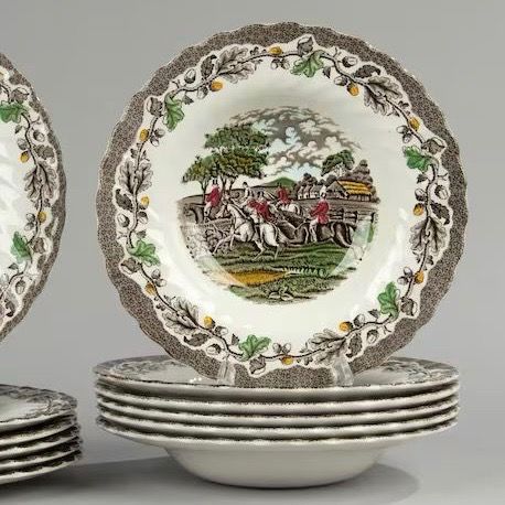 Тарелка глубокая Myotts Country Life 23 см Англия