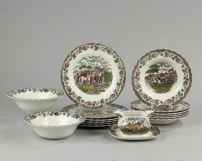 Тарелка глубокая Myotts Country Life 23 см Англия