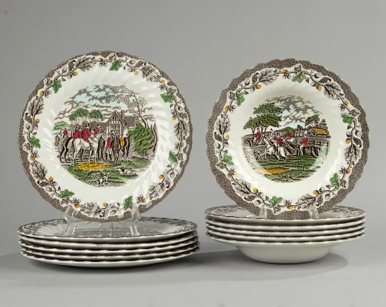 Тарелка глубокая Myotts Country Life 23 см Англия