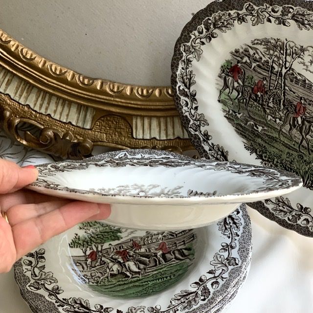 Тарелка глубокая Myotts Country Life 23 см Англия