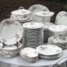 Фруктовница Limoges Фиалка 22 см фарфор 1899 гг. Франция