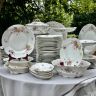 Фруктовница Limoges Фиалка 22 см фарфор 1899 гг. Франция
