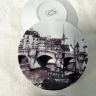 Розетка блюдце Chriss G. Collection Мост 11 см фарфор Франция