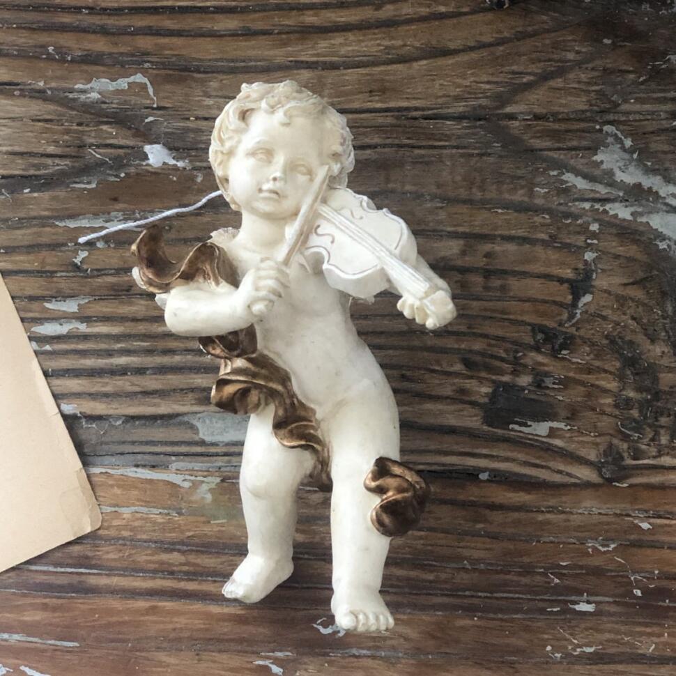 Декор подвесной Ангел со скрипкой 13 см